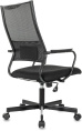 Кресло руководителя Бюрократ CH Balance, сетка/ткань, до 150кг, черный
