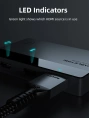 Переключатель CABLETIME CP36G (CT-HSP4K2-AG) 2-в-1, HDMI 2.1, 4K60Hz, космический серый