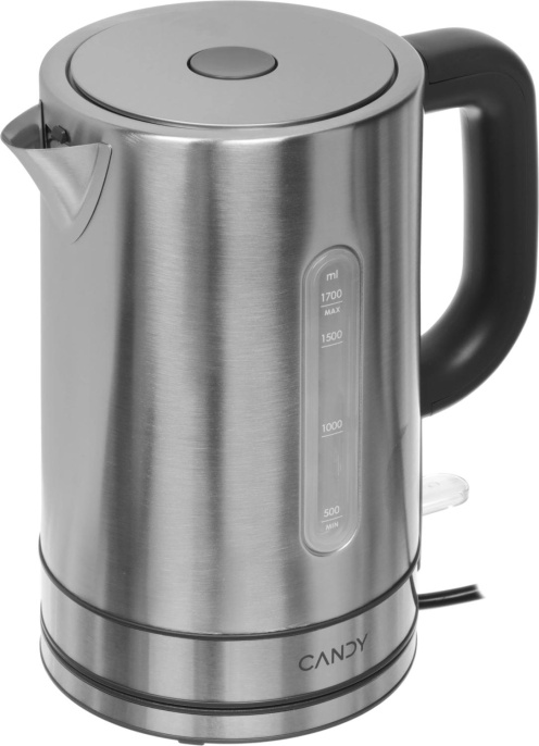 Чайник электрический Candy CK-204, 1.7л, нержавеющая сталь