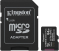 Карта памяти Kingston SDCS3/64GB  SecureDigital Micro 64GB microSDXC Canvas Select Plus Gen3 100MB/s A1 Card + Adapter (Full HD Video)