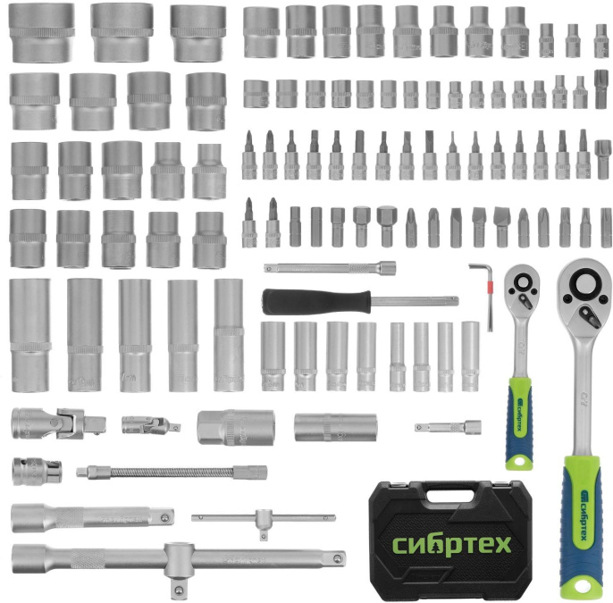 Набор инструментов Сибртех 13389 108 предметов жесткий кейс