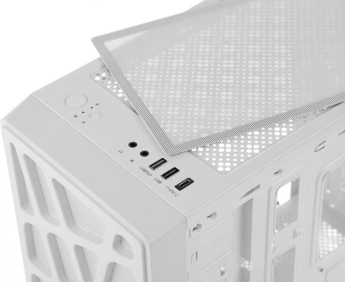Корпус ATX Formula Mana, Midi-Tower, без БП,  белый [mana w]