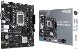 Материнская плата ASUS PRIME H610M-K ARGB mATX, 234х203мм, Intel H610, 2xDDR5 DIMM, 4800-5600МГц, до 96GB, звук 7.1, 4 x SATA 6Gb/s, 1хM.2, 1 x PCIe