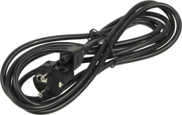 Кабель питания NingBo IEC C5 (3-pin) -  Евровилка,  1.8м,  черный [ncable]