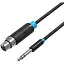 Кабель Vention аудио Jack 6.5 M/XLR F - 3м