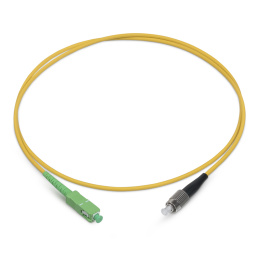 Оптический патч-корд simplex FC-SC 9/125 SM Hyperline FC-S2-9-FC/AR-SC/UR-H-3M-LSZH-YL 3 метра желтый