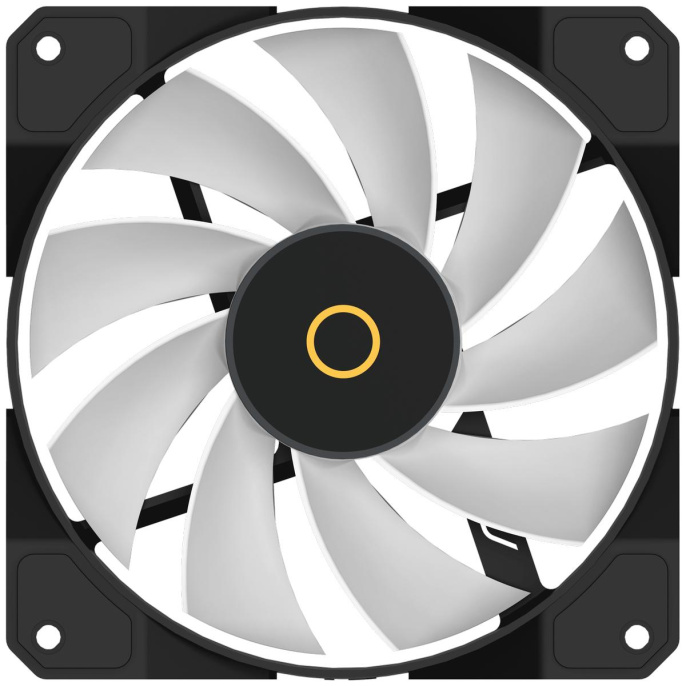 Вентилятор для корпуса Ocypus Beta F12 BK ARGB REVERSE BLADE, 120x120x25mm, 3-PIN, 800-1600 RPM, 29 DBA MAX, HYDRO BEARING