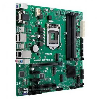 Мат. плата ASUS PRIME Q370M-C/CSM (RTL) LGA1151 Q370 2xPCI-E Dsub+HDMI+2xDP GbLAN SATA MicroATX 4DDR4