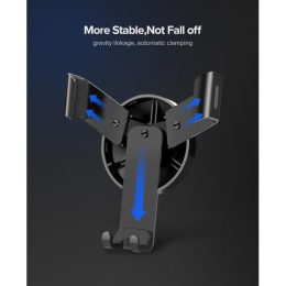 Подставка-держатель UGREEN LP130 (40907) Gravity Drive Air Vent Mount Phone Holder на ветиляционную решетку автомобиля . Цвет: черный