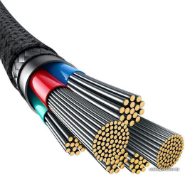 Кабель Baseus P10355800111-00 Unbreakable Series Fast Charging Data Cable Type-C to Type-C 100W 1m Cluster Black быстрая зарядка, передача данных