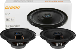Колонки автомобильные DIGMA DCA-A602,  16.5 см (6 1/2 дюйм.),  комплект 2 шт.