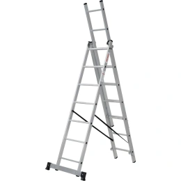 Трехсекционная лестница Новая Высота 3х7 ступеней 1230307