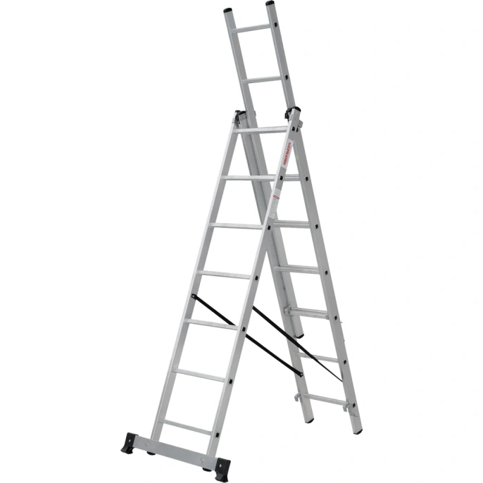 Трехсекционная лестница Новая Высота 3х7 ступеней 1230307