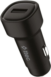 Автомобильное зарядное устройство TTEC 2CKS30LS SmartCharger 2.4A Car Charger с кабелем Lightning. Цвет: черный