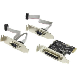 Контроллер Espada PCIe2S1PLWCH OEM PCI-Ex1, 2xCOM9M + 1xLPT25F, LowProfile