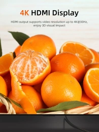 USB концентратор CABLETIME HB01G (CT-HBP1-AG6) 6-в-1 с HDMI, 100W PD для MacBook Pro/Air - Gray