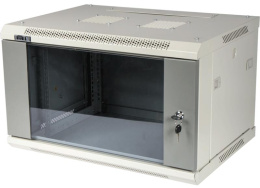 Шкаф Шкаф настенный серии Pro, 22U 600x600, стеклянная дверь (TWT-CBWPG-22U-6X6-GY)