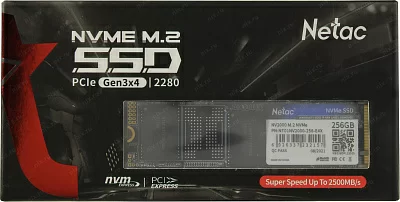 Накопитель SSD 256 Gb M.2 2280 M Netac NV2000 NT01NV2000-256-E4X