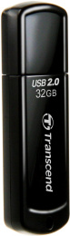 Флешка USB Transcend Jetflash 350 32ГБ, USB2.0, черный [ts32gjf350]