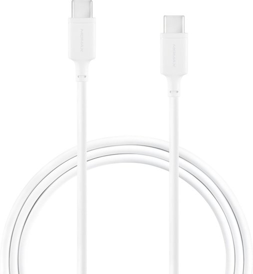 Кабель Momax Zero DC16W USB-C-USB-C 1м Белый