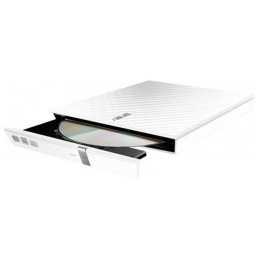 Оптический привод DVD-RW ASUS SDRW-08D2S-U LITE/WHT/G/AS, внешний, USB, белый(бежевый),  Ret