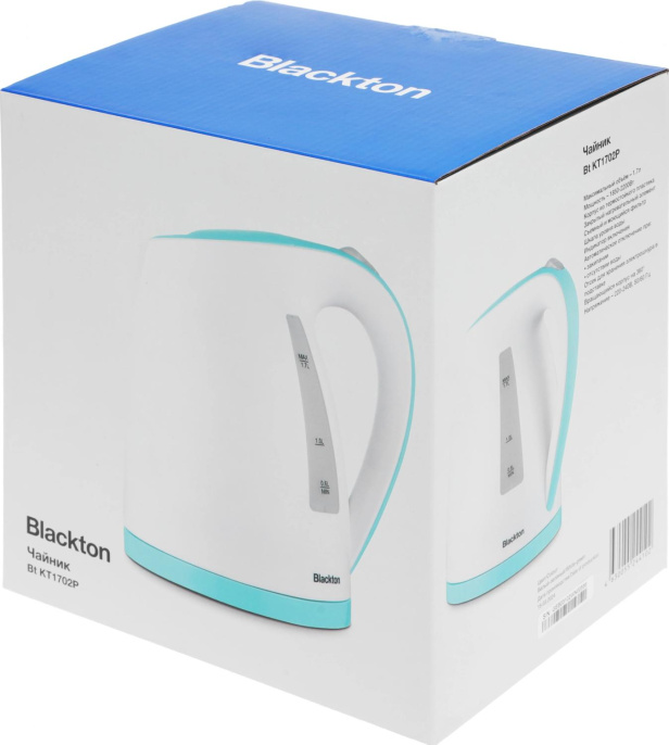 Чайник электрический BLACKTON Bt KT1702P, 1.7л, пластик