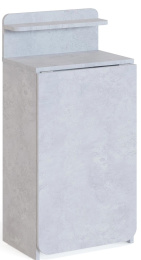 Стол для компьютера Сокол СП-19 складн. столешница ЛДСП бетон каркас хром 00-00015992