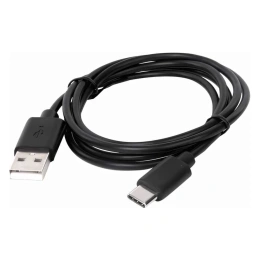 Кабель SONNEN USB2.0-Type-C 1м медь для передачи данных и зарядки черный 513117
