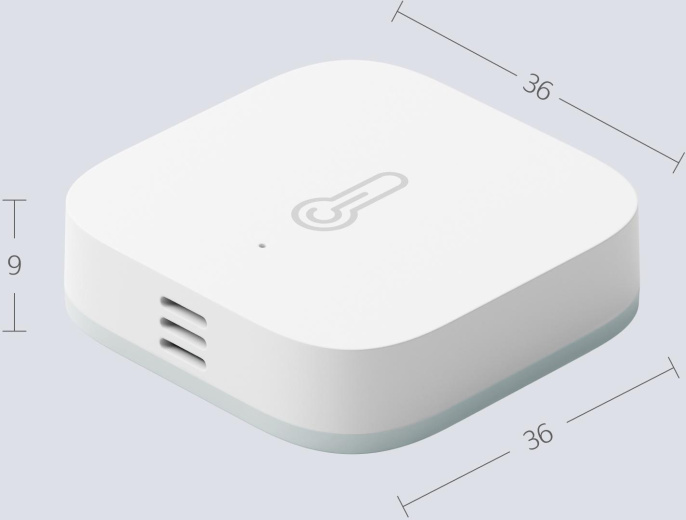 Датчик температуры и влажности ЯНДЕКС YNDX-00523,  белый