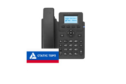 IP-телефон Flat-Phone C10: 2 SIP-аккаунта, 2 порта 10/100BASE-T RJ-45 , ЖК-дисплей, PoE, адаптер питания 220В, ТОРП Flat-Phone-C10P/RU