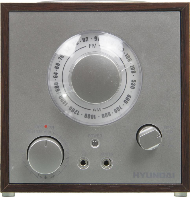 Радиоприемник настольный Hyundai H-SRS200 вишня USB SD/microSD