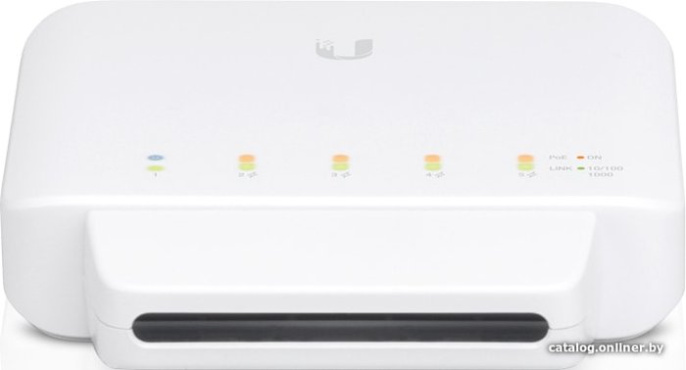 Коммутатор Ubiquiti UniFi Switch Flex USW-Flex PoE-коммутатор, 5х 1G RJ45, раздача 46 Вт