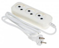 Сетевой удлинитель Buro BU-PSL3.1/W, 1.5м, белый