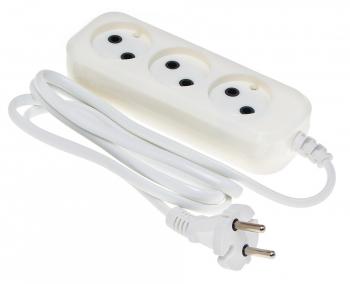 Сетевой удлинитель Buro BU-PSL3.1/W, 1.5м, белый