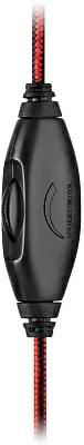 Наушники с микрофоном SVEN AP-G007MV Black-Red (шнур 2м с регулятором громкости) SV-020835