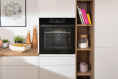 Духовой шкаф электрический Gorenje BPS6737E14BG,  77л,  дверца с 4 стеклами,  черный