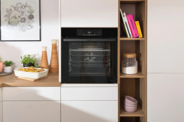 Духовой шкаф электрический Gorenje BPS6737E14BG,  77л,  дверца с 4 стеклами,  черный