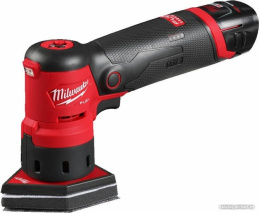Точечная шлифмашина Milwaukee M12FDSS-422X (4933479681) (питание: аккумулятор (12 В), частота вращения на холостом ходу: до 14000 об/мин, диапазон колебаний: 1.5 мм, размер шлифподошвы: 88.8x63.5 мм)