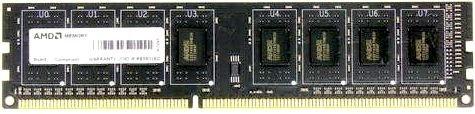 Оперативная память AMD R534G1601U1SL-U DDR3 - 1x 4ГБ 1600МГц, DIMM, Ret