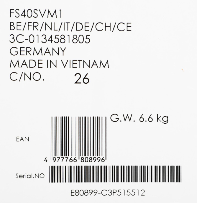 Швейная машина Brother FS40S белый/голубой