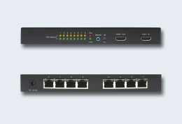 TNTV/TNT MMS-288 Разветвитель,, HDMI, 1 8 мониторов, 150 метр./1080p Cat5e;180 метр./1080p cat6, F, без шнуров, DC 12V, по витой паре;треб. усилитель MMS-222H или приемник MMS-220H-R;каскад до 30-ти уровней;1920x1080