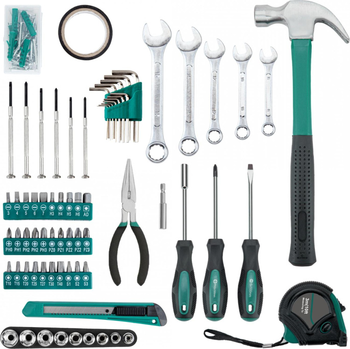 Набор инструментов CARTMAN 100056152797,  148 предметов