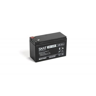 БАСТИОН SKAT SB 1209 АКБ свинцово-кислотная тип AGM 12V 9Ач I зар. 2,7 А, ножевые клеммы F1, гарантия - 18 месяцев 2540