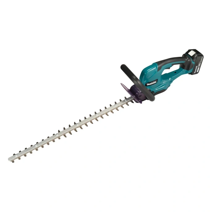 Кусторез аккумуляторный Makita LXT 18В, 250Вт, 60см, 2700 рез/мин, диам.раскрытия 15мм, BL1830B, DC18WC DUH607F001