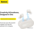 Наушники Baseus A00054300226-Z1 Bowie EZ10 True Wireless Earphones White беспроводные, Bluetooth 5.3, дистанция: 10м, 20Hz-20kHz, время работы наушников: 5ч, время работы с аккумулятором: 25ч, емкость