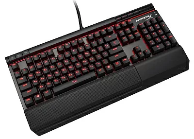 Клавиатура HyperX Alloy Elite RGB CherryMX Blue механическая черный USB Multimedia for gamer LED