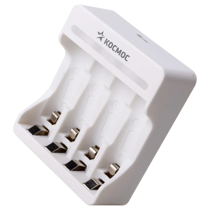 Зарядное устройство КОСМОС 1-4 AA/AAA питание от USB шнура KOC803USB