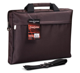 Сумка ExeGate Start S15 Charcoal, темно-коричневая, полиэстер, для ноутбуков до 15.6" EX212308RUS