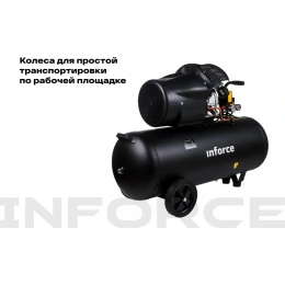 Компрессор 100 л; 10 бар; 410 л/мин Inforce CXV-100L 04-06-23