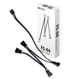 Разветвитель для вентиляторов ID-Cooling FS-04 1 to 4x4-pin PWM